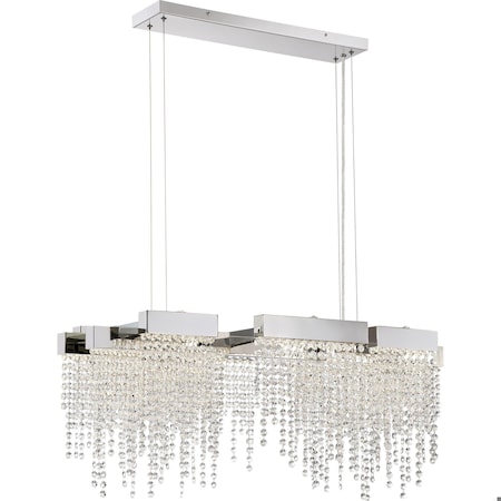 Quoizel Crystal Falls Linear Chandelier PCCL1033PK